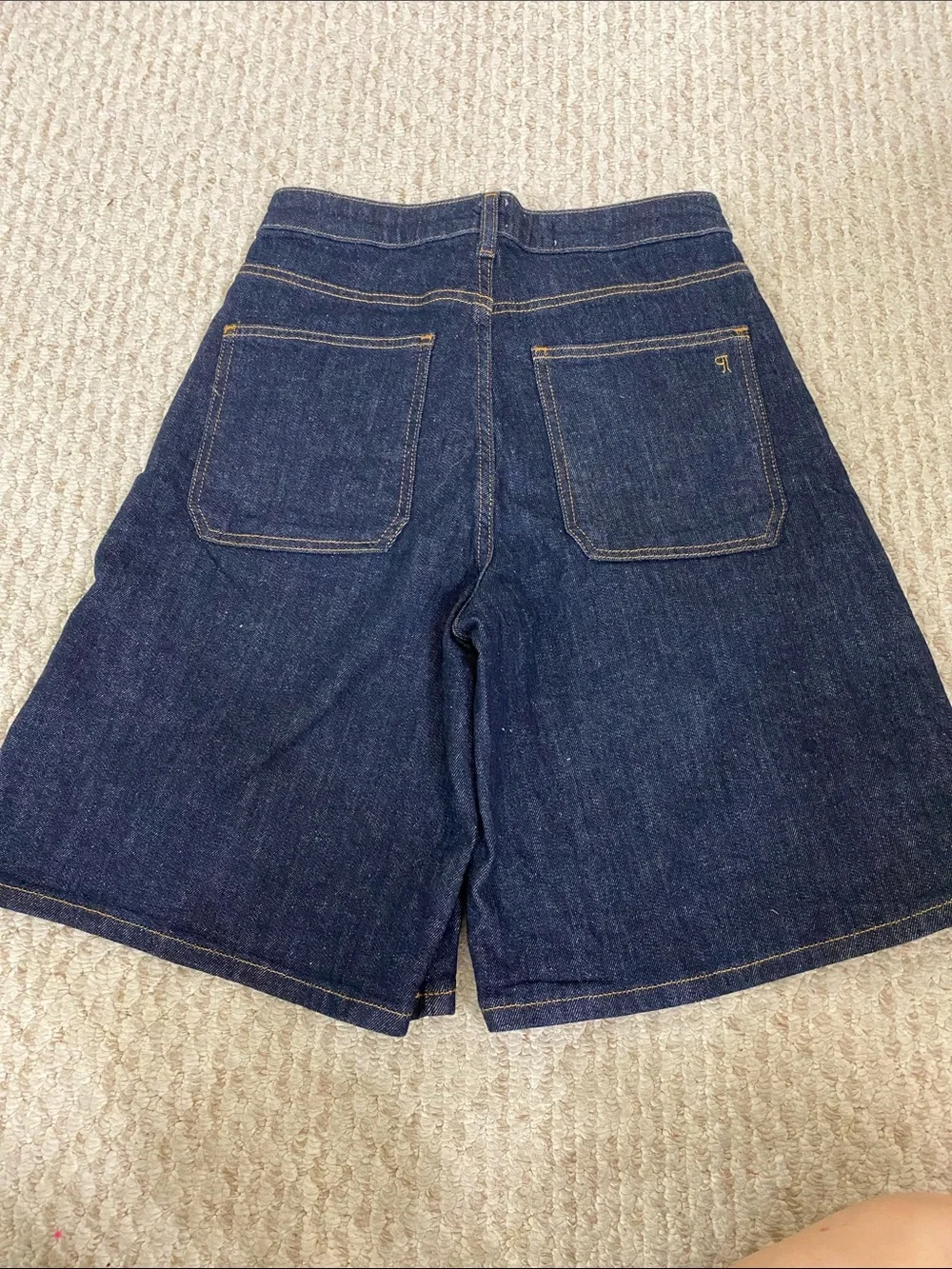 Pilcro Dark Wash Denim Bermuda Shorts